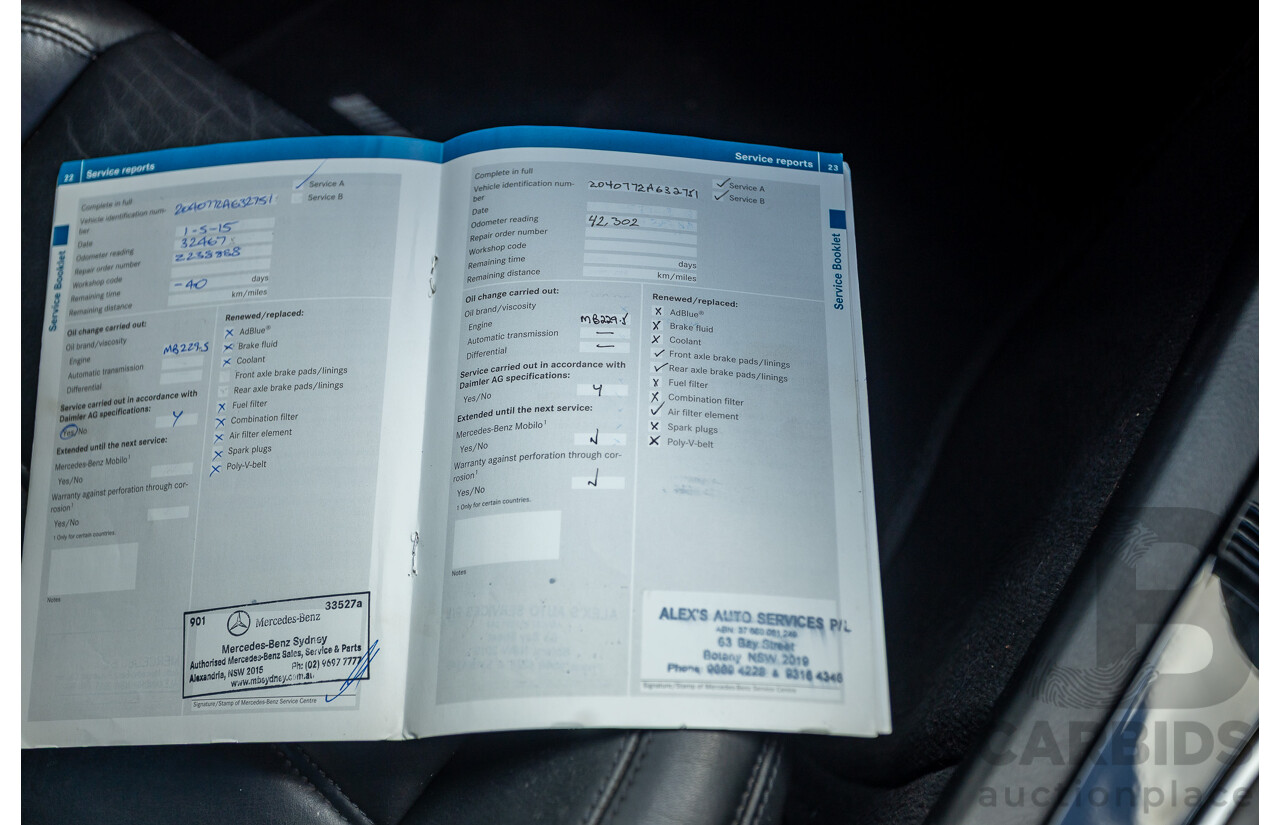 11/2011 Mercedes Benz C63 AMG Performance Package Plus W204 MY11 4d Sedan Calcite White V8 6.3L