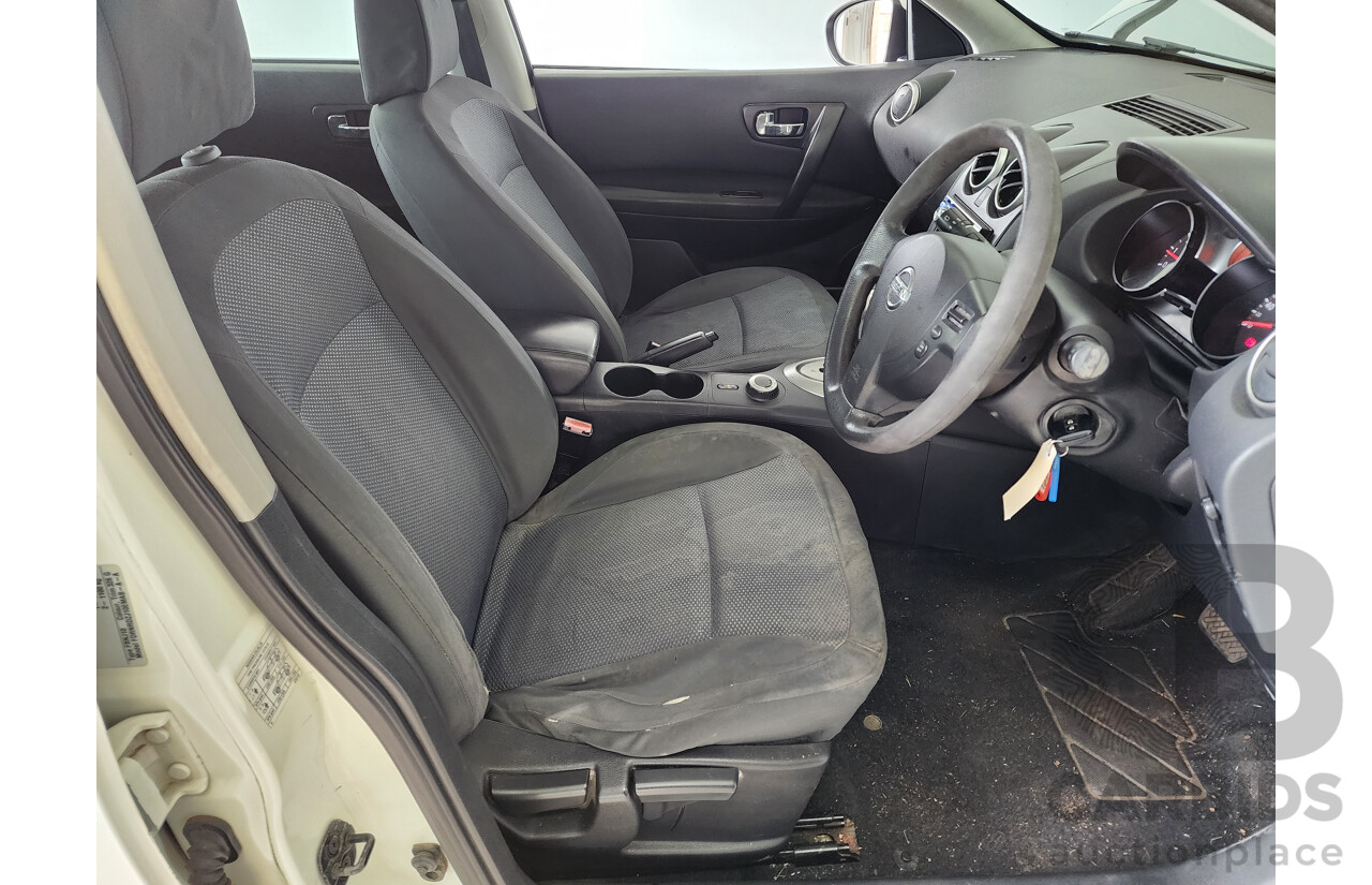 3/2009 Nissan Dualis ST (4x4) J10 4d Wagon Arctic White 2.0L