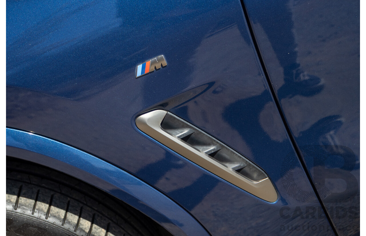 06/2018 BMW X3 M40i (AWD) MY18 G01 4d Wagon Phytonic Blue Metallic Turbo 3.0L