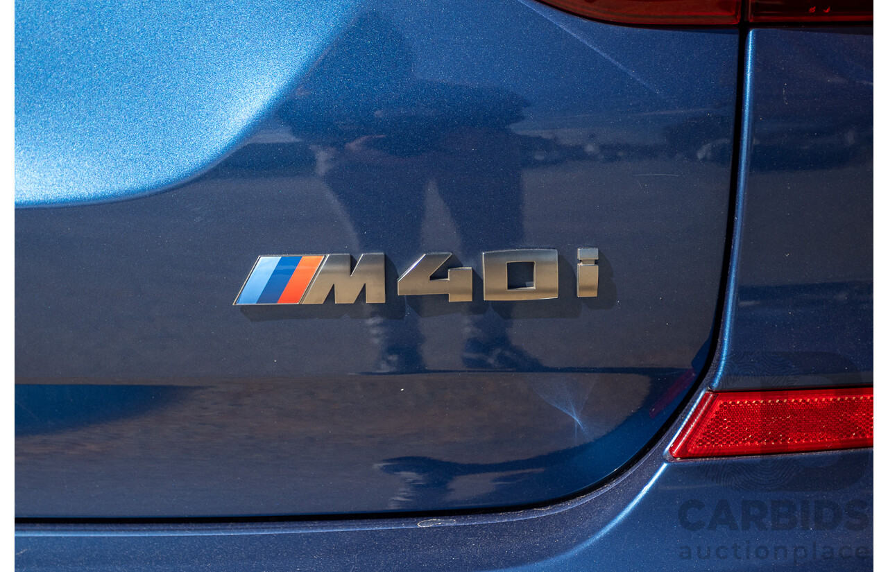 06/2018 BMW X3 M40i (AWD) MY18 G01 4d Wagon Phytonic Blue Metallic Turbo 3.0L