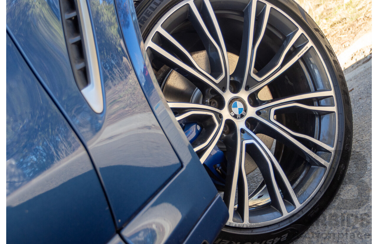 06/2018 BMW X3 M40i (AWD) MY18 G01 4d Wagon Phytonic Blue Metallic Turbo 3.0L