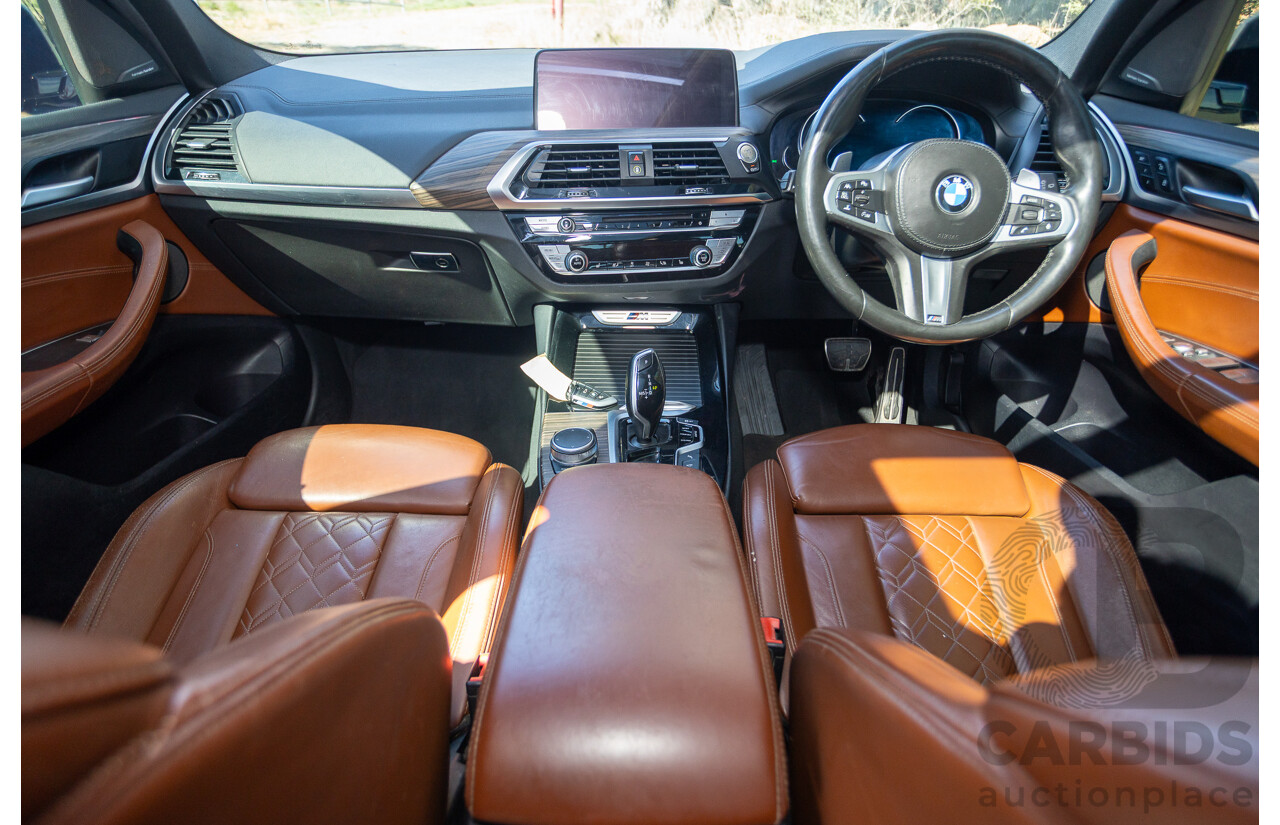 06/2018 BMW X3 M40i (AWD) MY18 G01 4d Wagon Phytonic Blue Metallic Turbo 3.0L