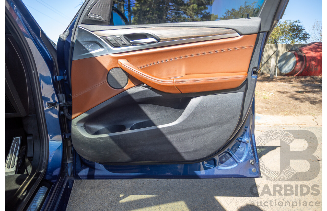 06/2018 BMW X3 M40i (AWD) MY18 G01 4d Wagon Phytonic Blue Metallic Turbo 3.0L