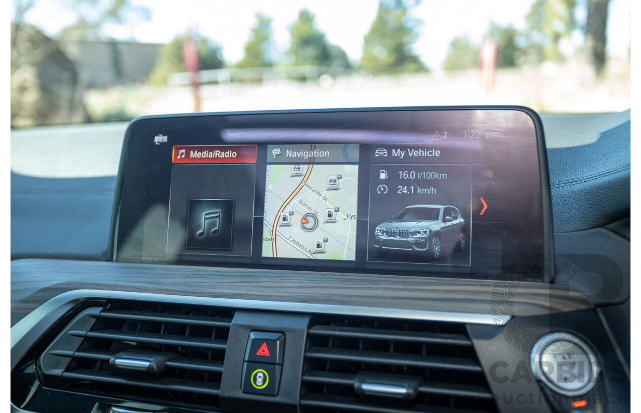 06/2018 BMW X3 M40i (AWD) MY18 G01 4d Wagon Phytonic Blue Metallic Turbo 3.0L