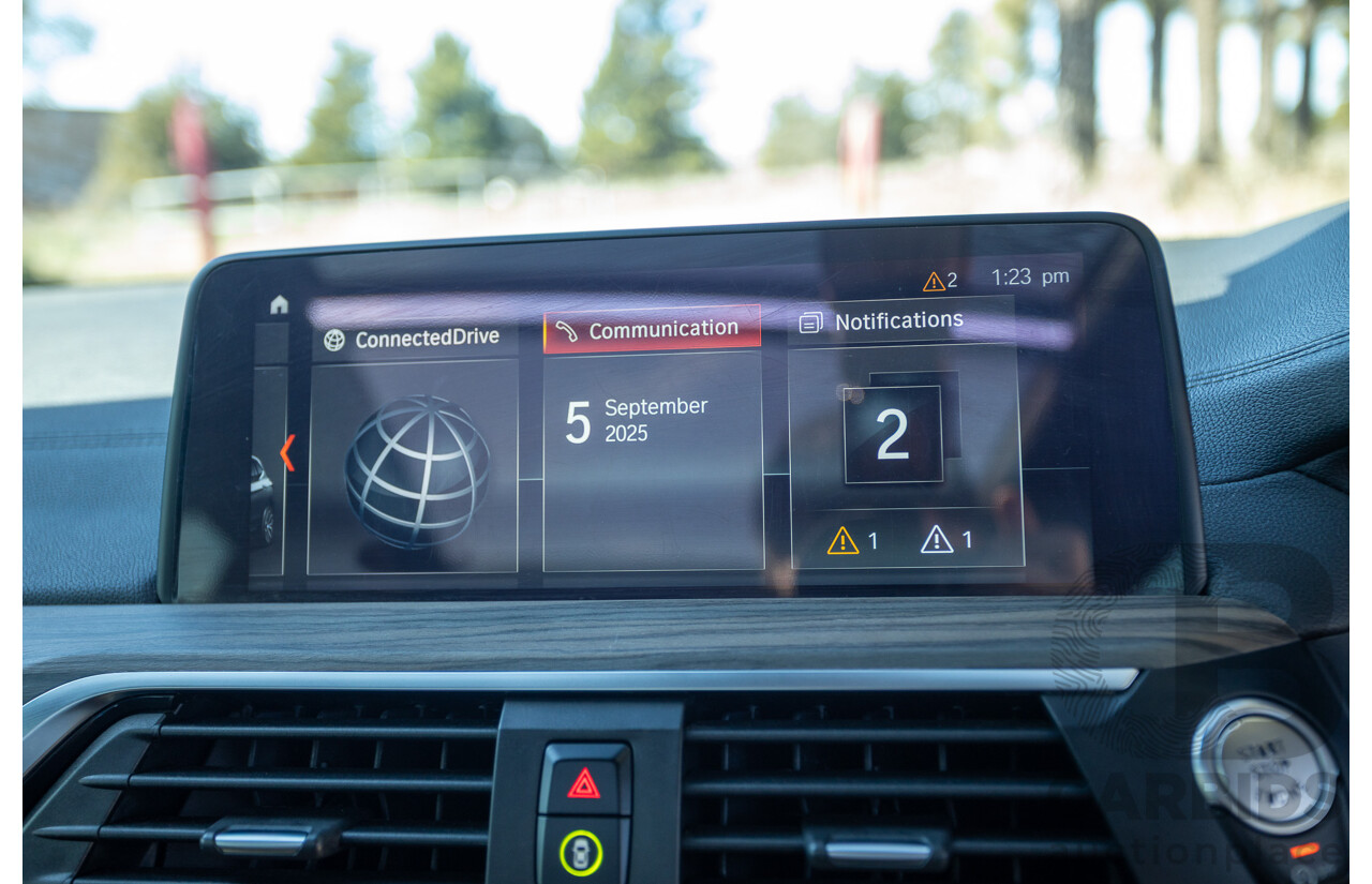 06/2018 BMW X3 M40i (AWD) MY18 G01 4d Wagon Phytonic Blue Metallic Turbo 3.0L