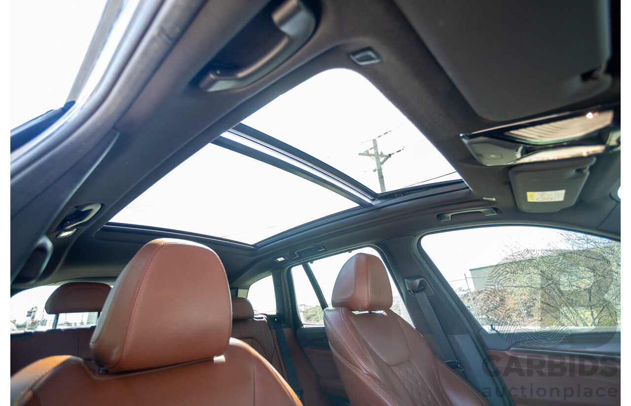 06/2018 BMW X3 M40i (AWD) MY18 G01 4d Wagon Phytonic Blue Metallic Turbo 3.0L