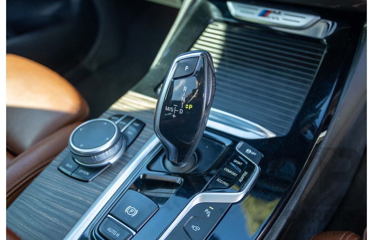 06/2018 BMW X3 M40i (AWD) MY18 G01 4d Wagon Phytonic Blue Metallic Turbo 3.0L