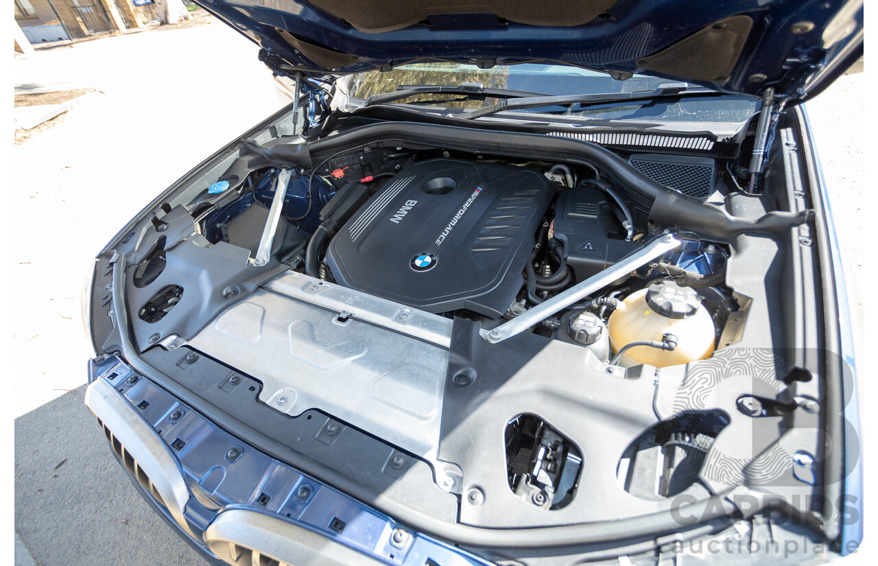 06/2018 BMW X3 M40i (AWD) MY18 G01 4d Wagon Phytonic Blue Metallic Turbo 3.0L