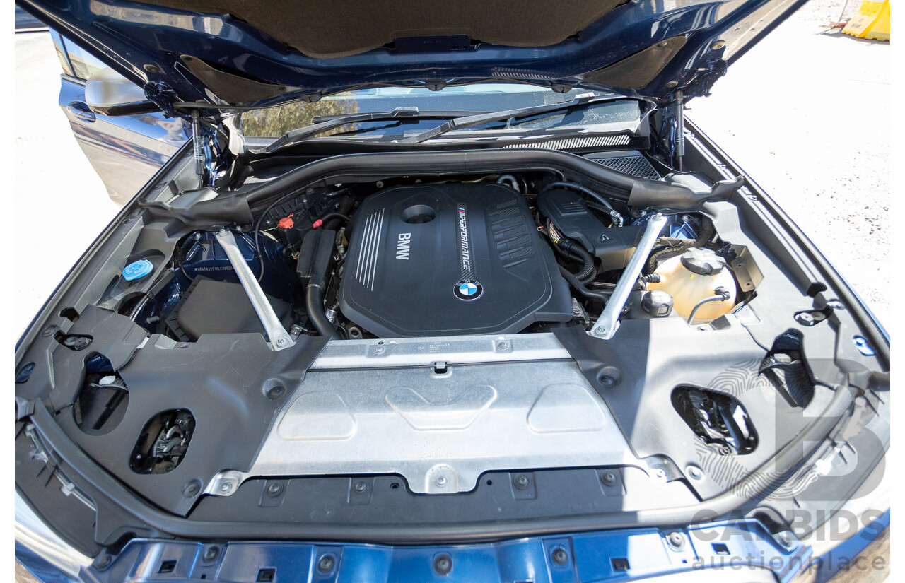 06/2018 BMW X3 M40i (AWD) MY18 G01 4d Wagon Phytonic Blue Metallic Turbo 3.0L