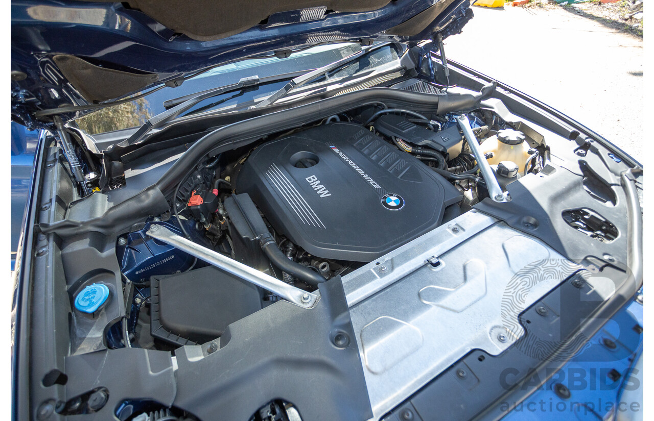 06/2018 BMW X3 M40i (AWD) MY18 G01 4d Wagon Phytonic Blue Metallic Turbo 3.0L