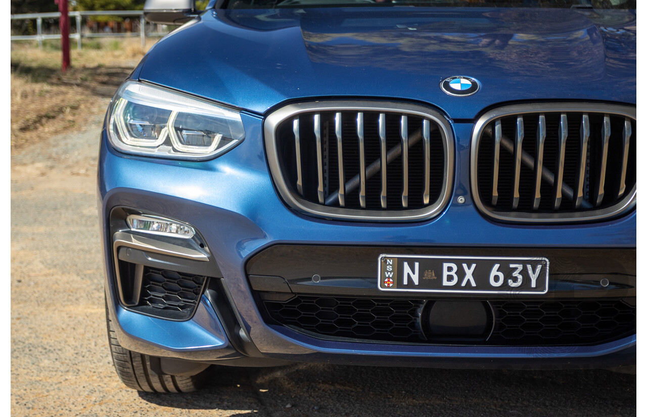 06/2018 BMW X3 M40i (AWD) MY18 G01 4d Wagon Phytonic Blue Metallic Turbo 3.0L