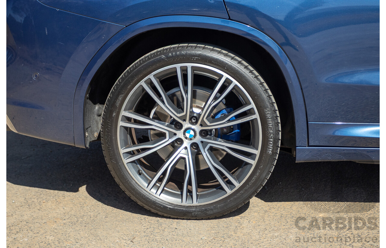 06/2018 BMW X3 M40i (AWD) MY18 G01 4d Wagon Phytonic Blue Metallic Turbo 3.0L