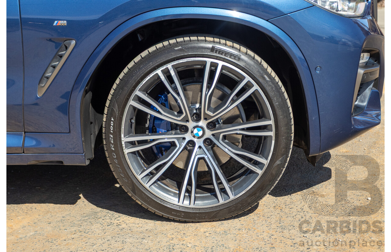 06/2018 BMW X3 M40i (AWD) MY18 G01 4d Wagon Phytonic Blue Metallic Turbo 3.0L