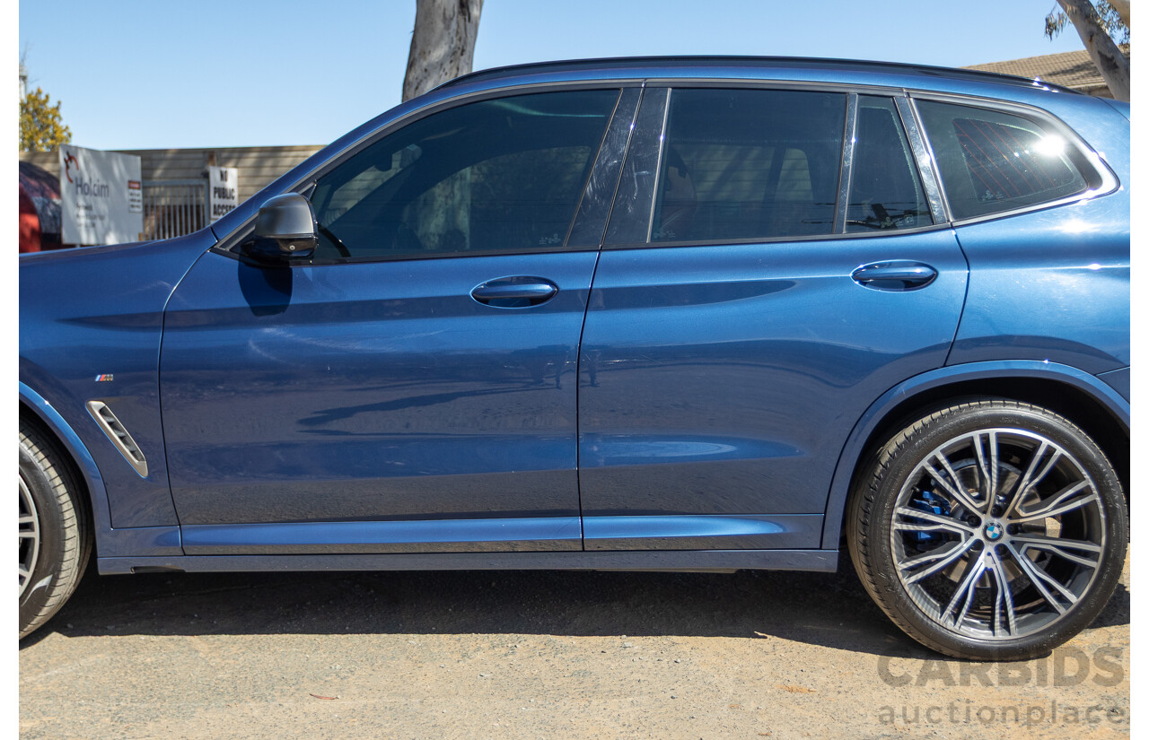 06/2018 BMW X3 M40i (AWD) MY18 G01 4d Wagon Phytonic Blue Metallic Turbo 3.0L