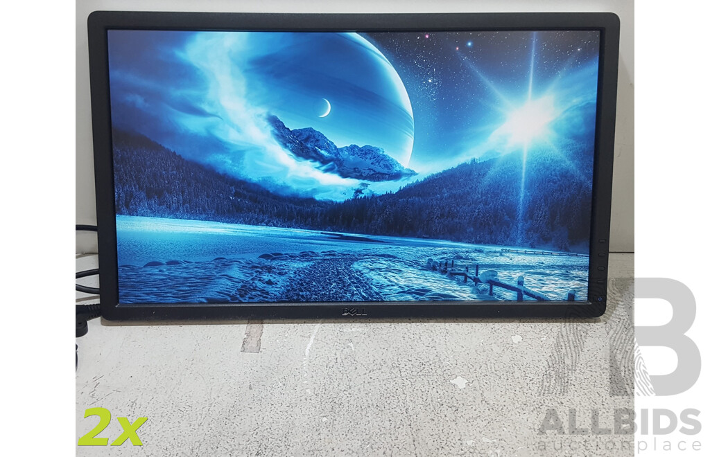 Dell UltraSharp (U2312HMt) 23-Inch Full HD (1080p) Widescreen LED-backlit LCD Monitor - Lot of Two