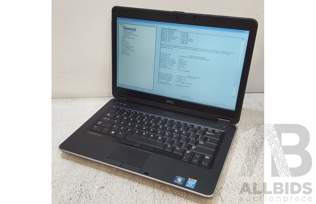Dell Latitude E6440 Intel Core i5 (4300M) 2.60GHz-3.30GHz 2-Core CPU 14-Inch Laptop
