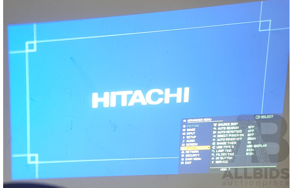 Hitachi (CP-WU8461) WUXGA 3LCD Projector