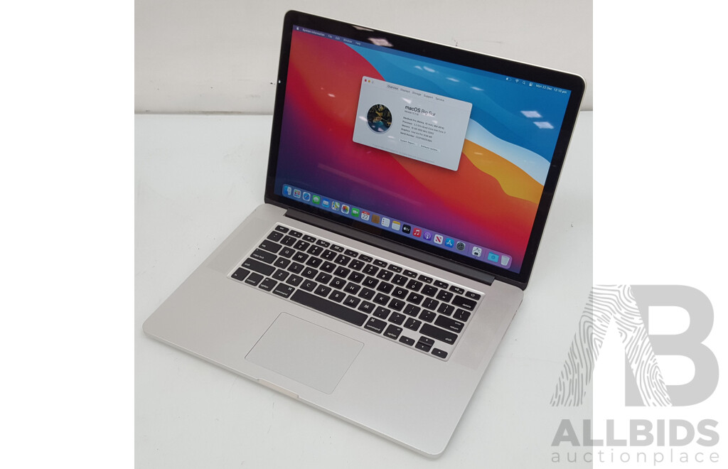 Apple (A1398) Intel Core i7 (4770HQ) 2.20GHz-3.40GHz 4-Core CPU 15.4-Inch Retina MacBook Pro (Mid-2014)