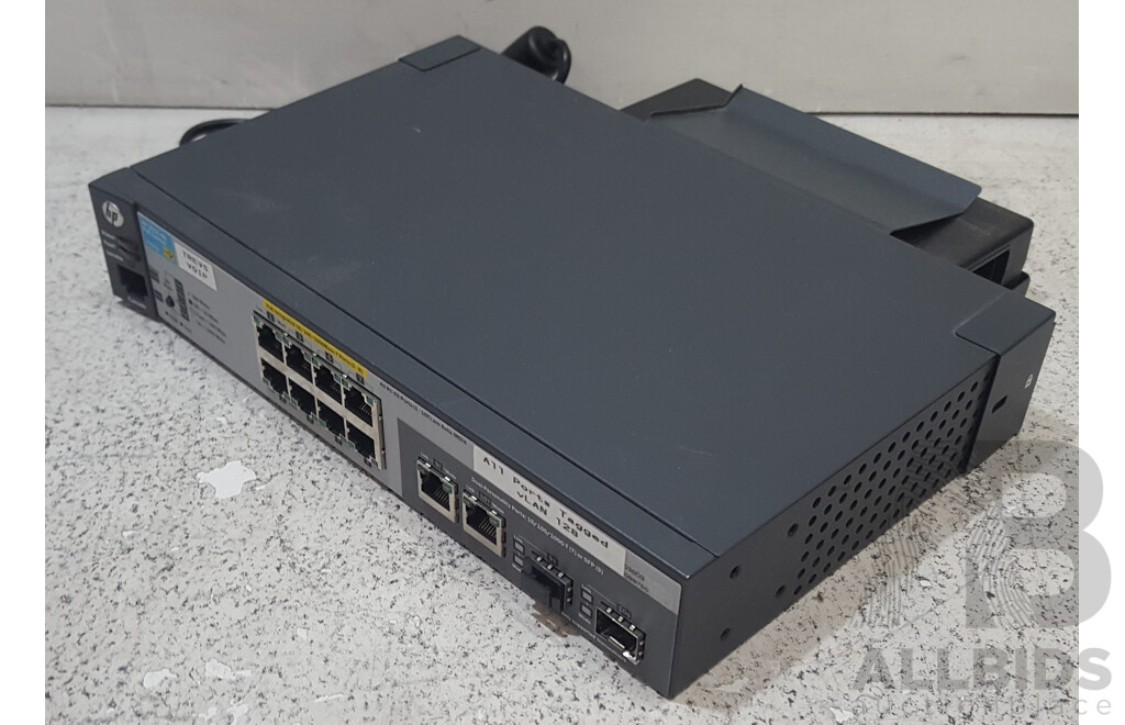 HP (J9562A) 2915-8G PoE 8-Port Gigabit Ethernet Switch w/ Power Supply