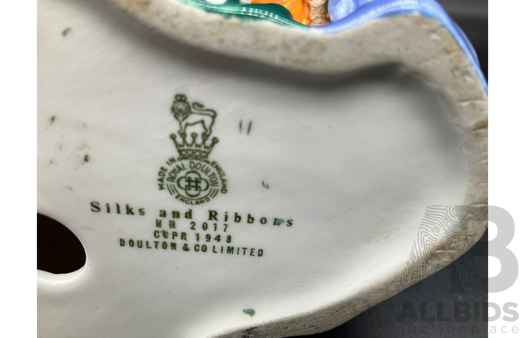 Royal Doulton Figurine - SILKS and RIBBONS HN2017