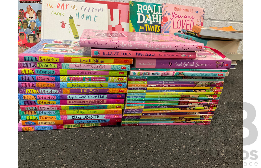Huge Collection of Kids Books, Including the Book of Taylor Swift, ELLA Diaries, the Baby Sitters Club and More