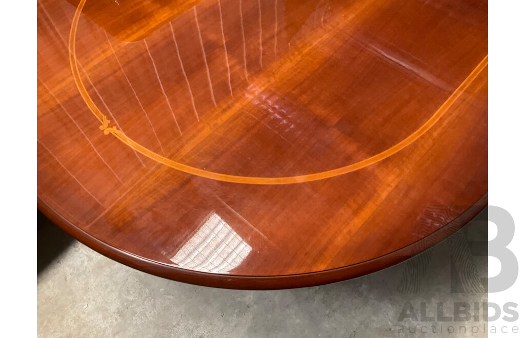 Extendable Dining Table Set with 8 Chairs