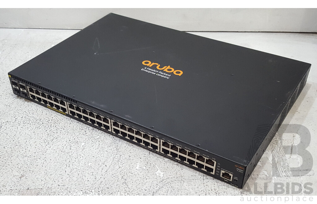 HP Aruba (JL256A) 2930F 48-Port Gigabit PoE+ Switch