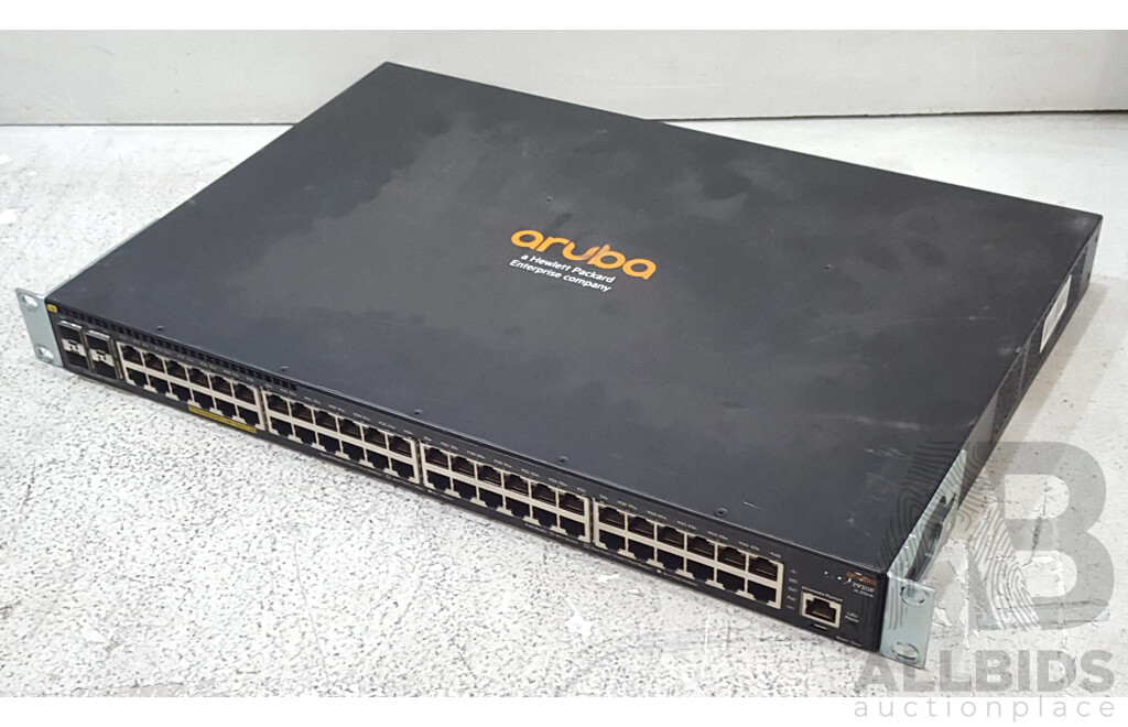 HP Aruba (JL256A) 2930F 48-Port Gigabit PoE+ Switch