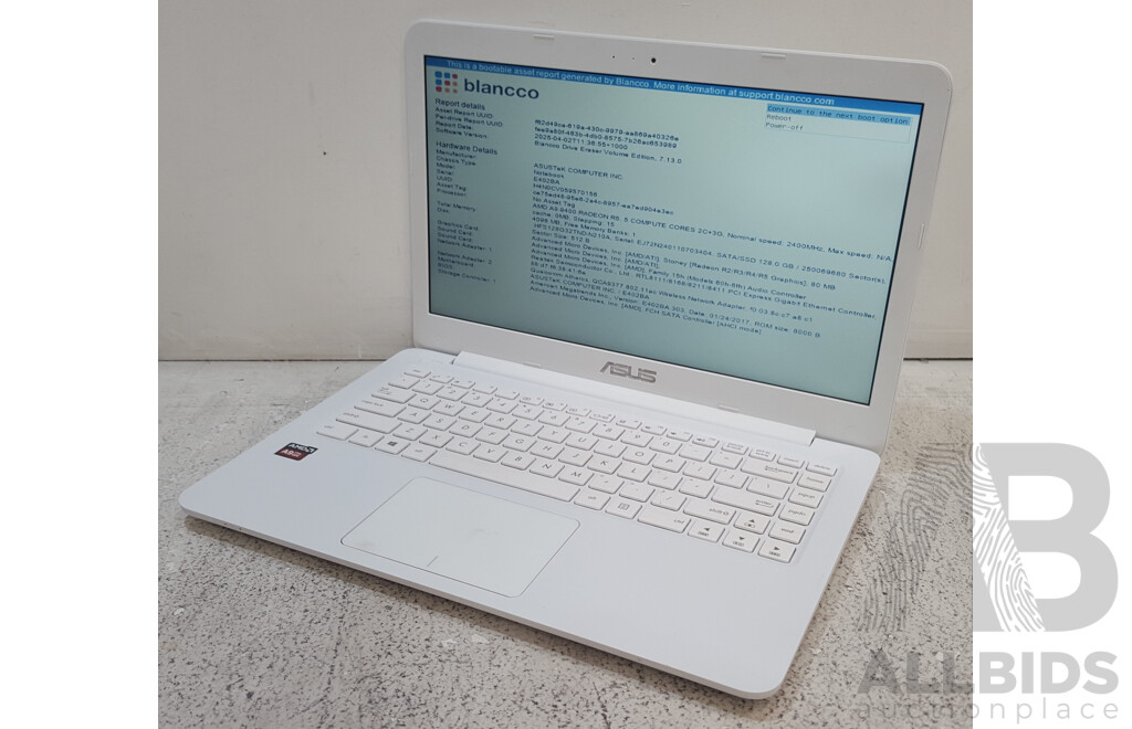 ASUS (F402B) AMD A9 (9400) Radeon R5, 5 Compute Cores 2C+3G 2.40GHz CPU 14-Inch Laptop
