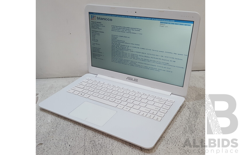 ASUS (F402B) AMD A9 (9400) Radeon R5, 5 Compute Cores 2C+3G 2.40GHz CPU 14-Inch Laptop