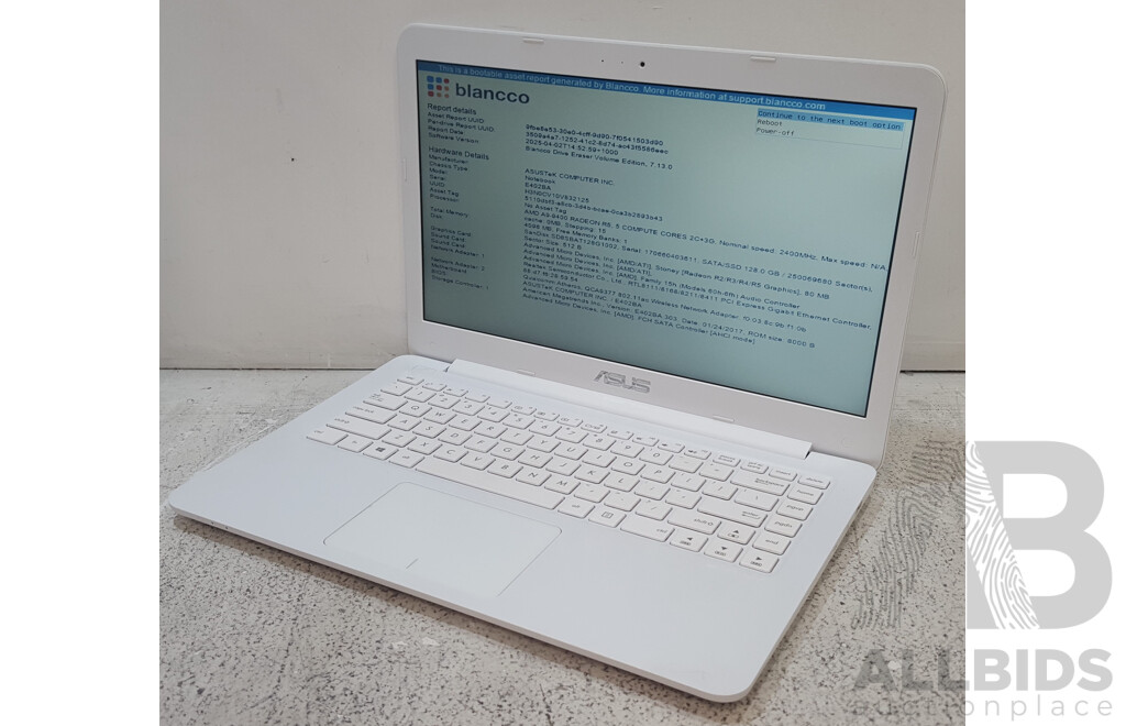 ASUS (F402B) AMD A9 (9400) Radeon R5, 5 Compute Cores 2C+3G 2.40GHz CPU 14-Inch Laptop