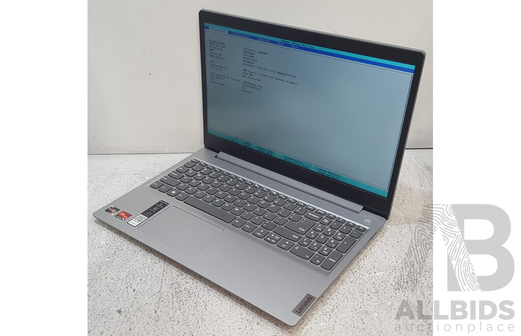 Lenovo ideaPad 3 (15ADA05) AMD Ryzen 3 (3250U) 2.60GHz-3.50GHz 2-Core CPU 15.6-Inch FHD Laptop