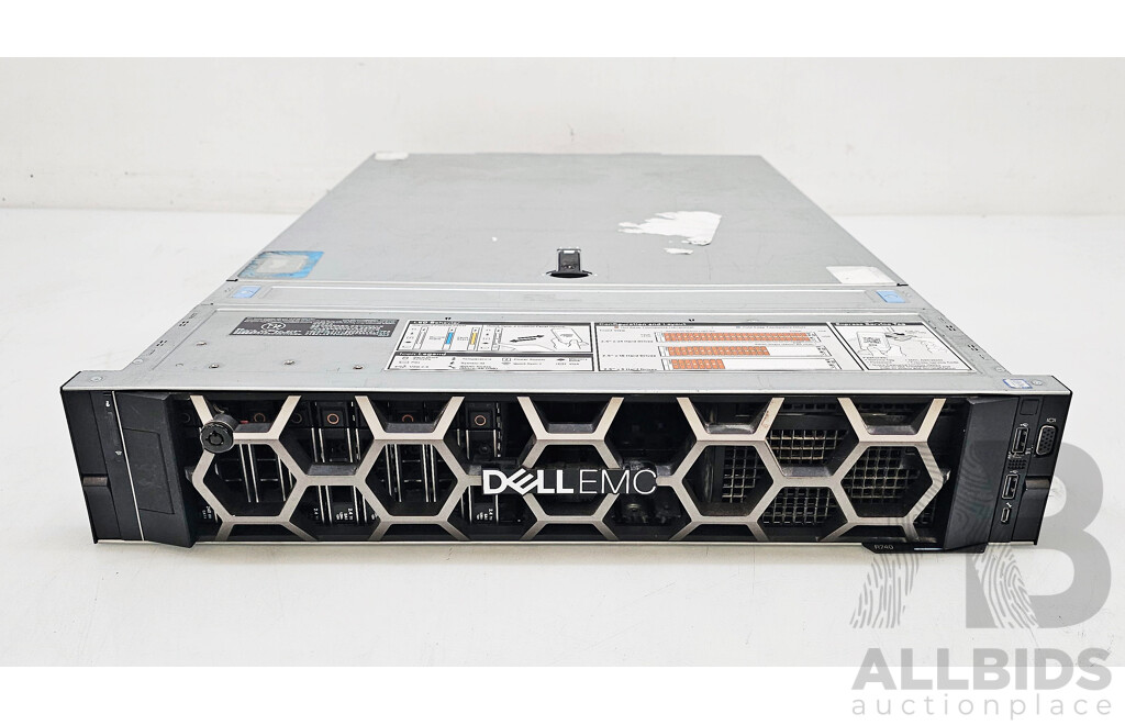 Dell EMC PowerEdge R740 Dual Intel Xeon GOLD (5118) 2.30GHz-3.20GHz 12-Core CPU 2RU Server W/ 192GB DDR4