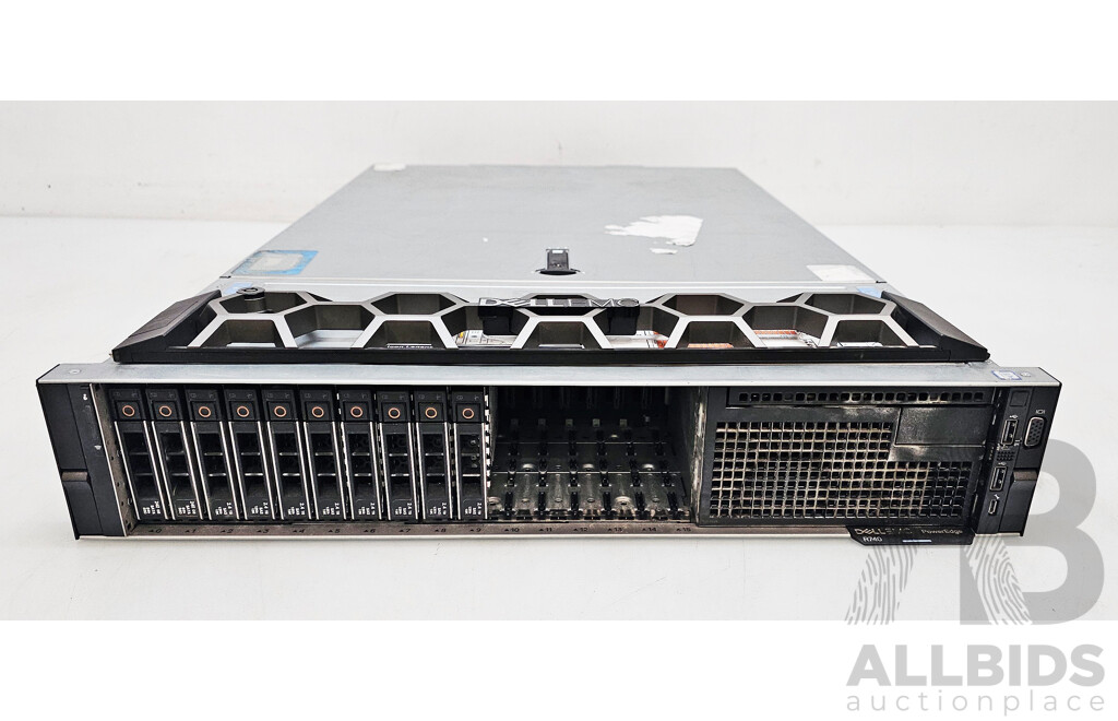 Dell EMC PowerEdge R740 Dual Intel Xeon GOLD (5118) 2.30GHz-3.20GHz 12-Core CPU 2RU Server W/ 192GB DDR4