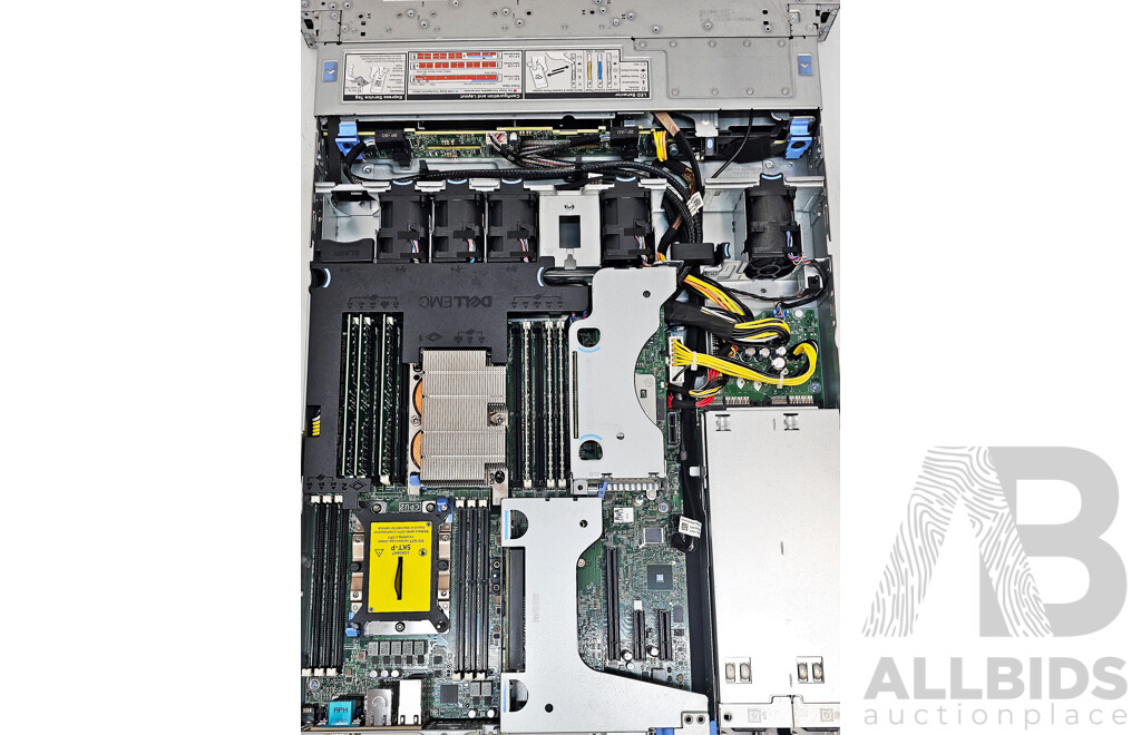 Dell EMC PowerEdge R440 Intel Xeon SILVER (4208) 2.10GHz-3.20GHz 8-Core CPU 1RU Server W/ 96GB DDR4