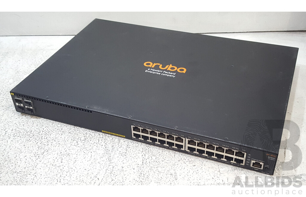 Aruba (JL255A) 2930F 24-Port Gigabit PoE+ Switch
