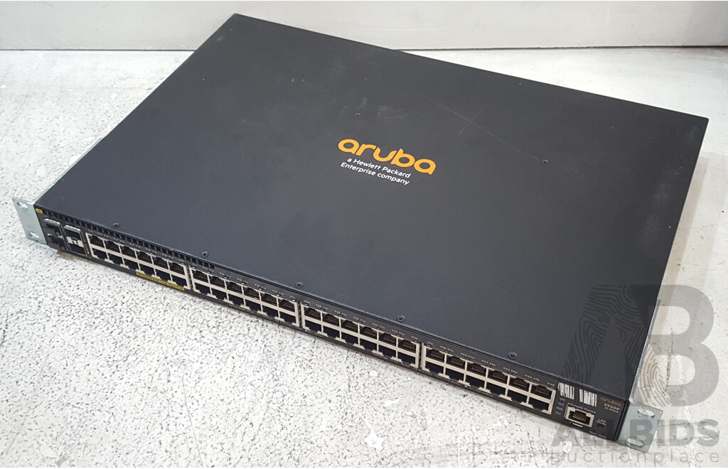 HP Aruba (JL256A) 2930F 48-Port Gigabit PoE+ Switch