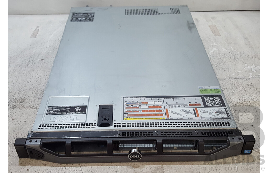 Dell PowerEdge R620 Dual Intel Xeon (E5-2630 v2) 2.60GHz-3.10GHz 6-Core CPU 1RU Server w/ 224GB DDR3