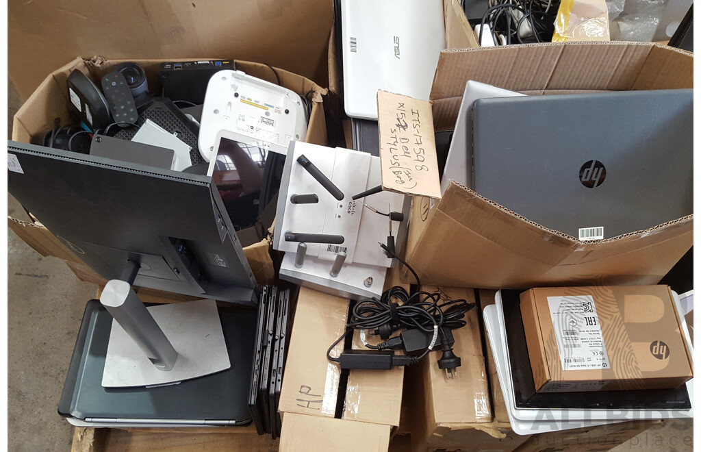 Bulk Lot of Assorted IT Equipment & Accessories