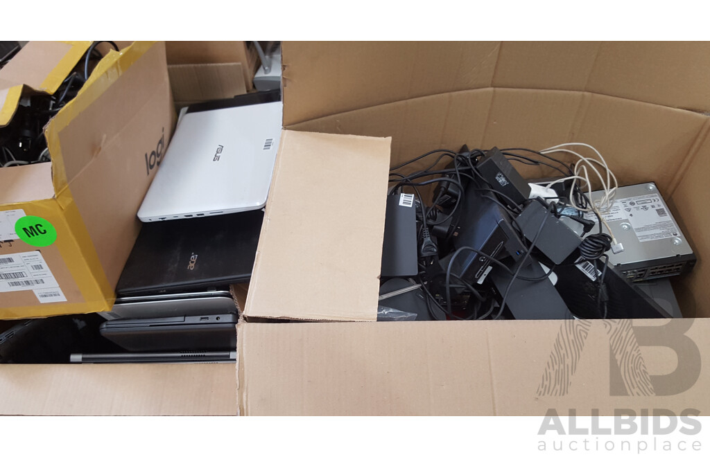 Bulk Lot of Assorted IT Equipment & Accessories
