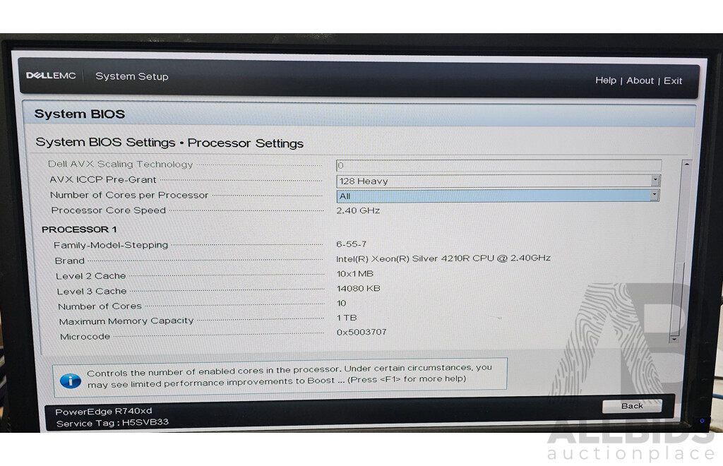 Dell EMC PowerEdge R740xd Intel Xeon SILVER (4210R) 2.40GHz-3.20GHz 10-Core CPU 2RU Server W/ 32GB DDR4 & 32.6TB Storage