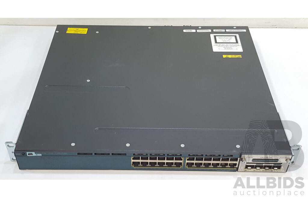Cisco (WS-C3560X-24T-E) Catalyst 3560-X Series 24-Port Gigabit Ethernet Switch