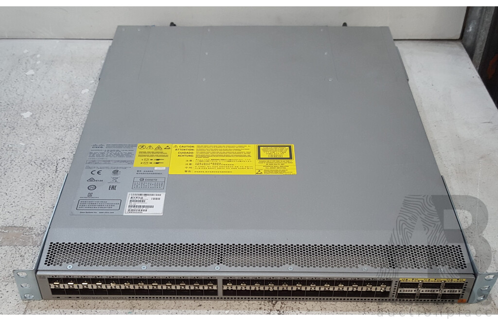 Cisco Nexus (N9K-C9372PX-E) 48-Port 1/10G SFP+ Switch