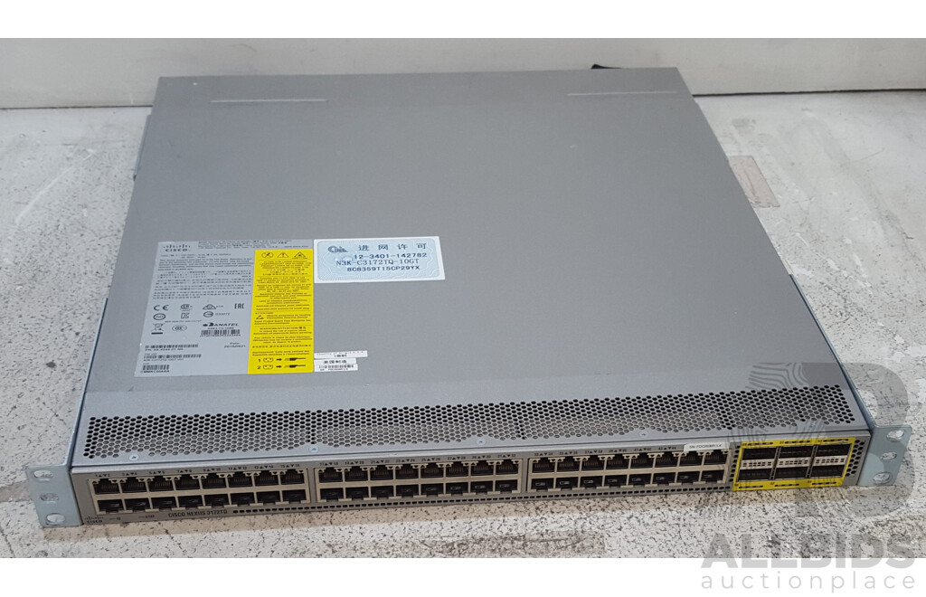 Cisco (N3K-C3172TQ-10GT) Nexus 3172TQ 48-Port 10GBase-T Switch