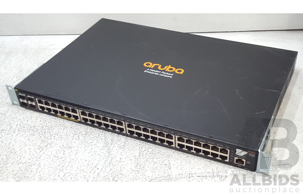 HP Aruba (JL256A) 2930F 48-Port Gigabit PoE+ Switch