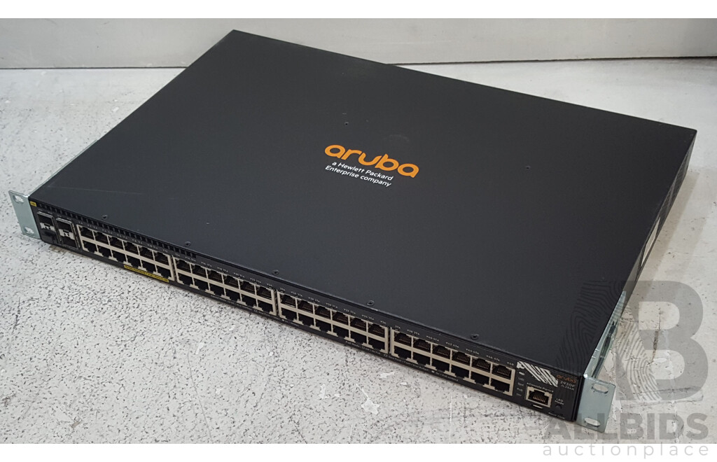 HP Aruba (JL256A) 2930F 48-Port Gigabit PoE+ Switch