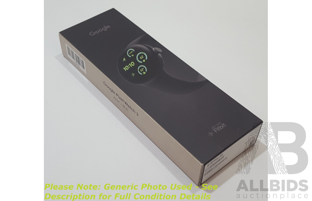 Google (GG3HH) Pixel Watch 3 | 41mm | Wi-Fi *Brand New