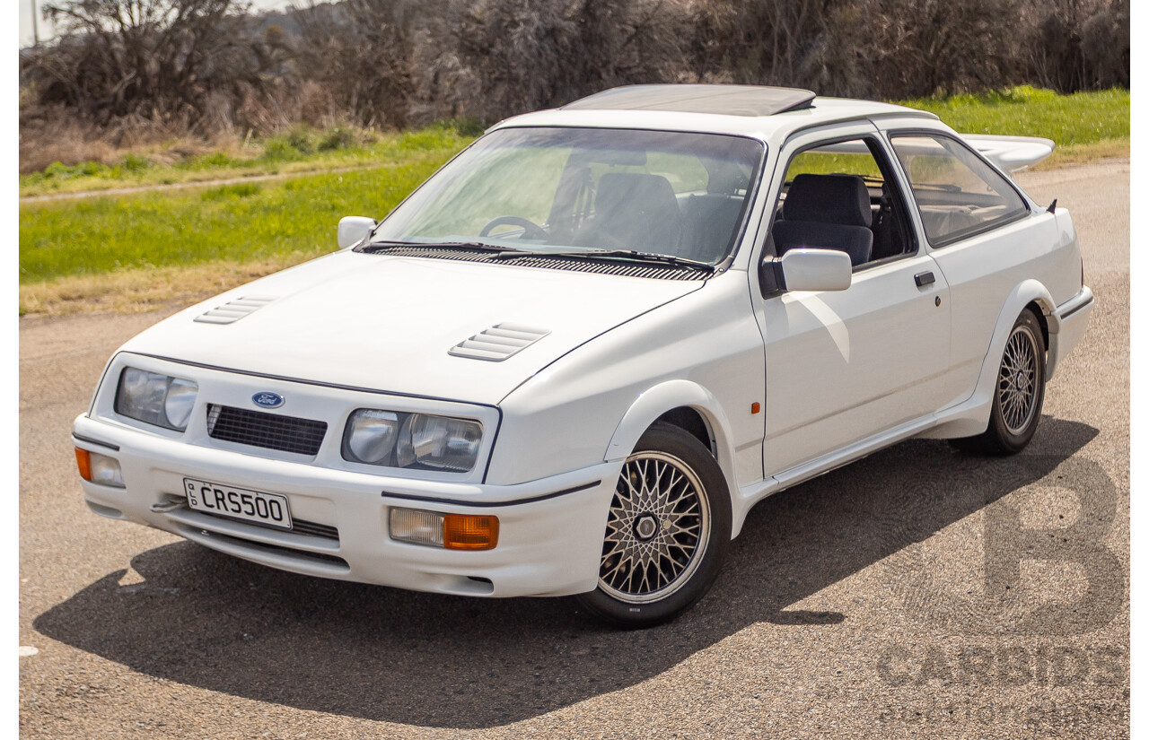01/1986 Ford Sierra RS Cosworth 2d Coupe Diamond White Turbo 2.0L