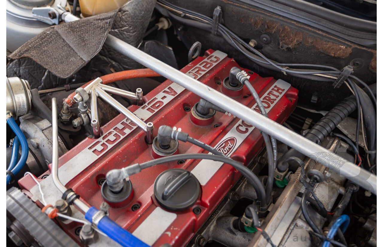 01/1986 Ford Sierra RS Cosworth 2d Coupe Diamond White Turbo 2.0L