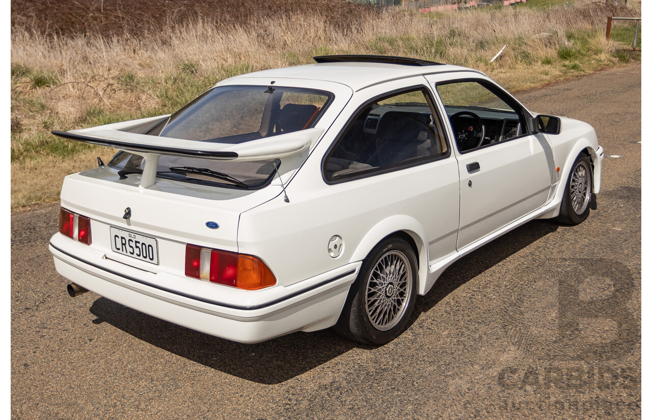 01/1986 Ford Sierra RS Cosworth 2d Coupe Diamond White Turbo 2.0L